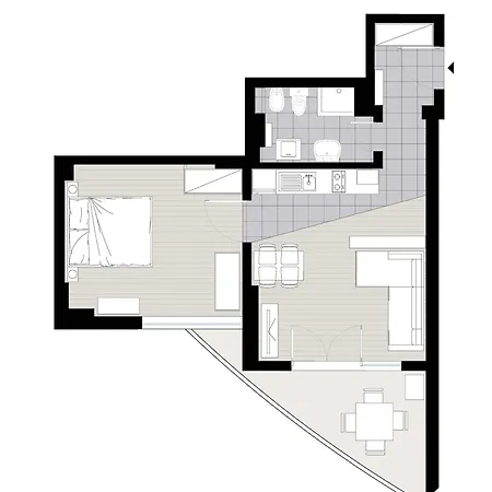 Modern Flat Along The Adriatic Seaview 아파트 *